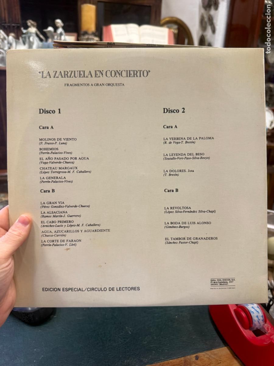 Discos de vinilo: LP LA ZARZUELA EN CONCIERTO - Foto 2