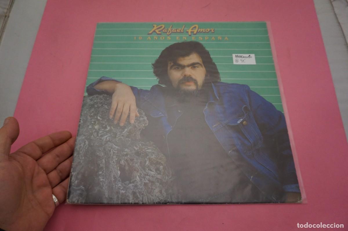 Discos de vinilo: LP - RAFAEL AMOR - 10 A&Ntilde;OS EN ESPA&Ntilde;A - VINILO EN EXCELENTE ESTADO