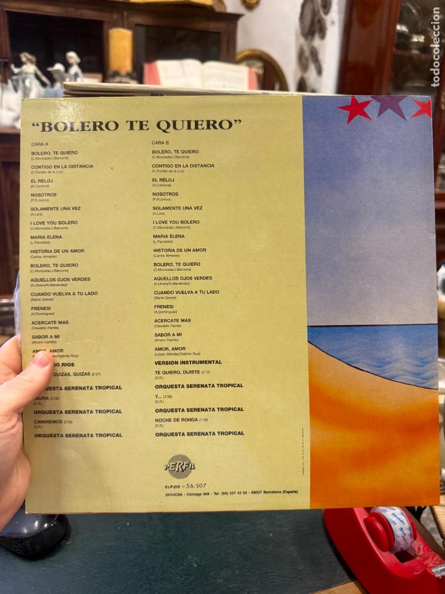Discos de vinilo: LP BOLERO TE QUIERO - - Foto 2