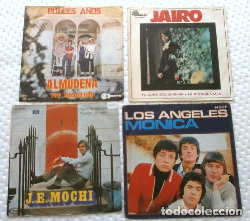 Discos de vinilo: A&ntilde;o 1970 (Lote 4 Singles) Musica Espa&ntilde;ola - LOS ANGELES, DULCES SUE&Ntilde;OS, JAIRO, MOCHI
