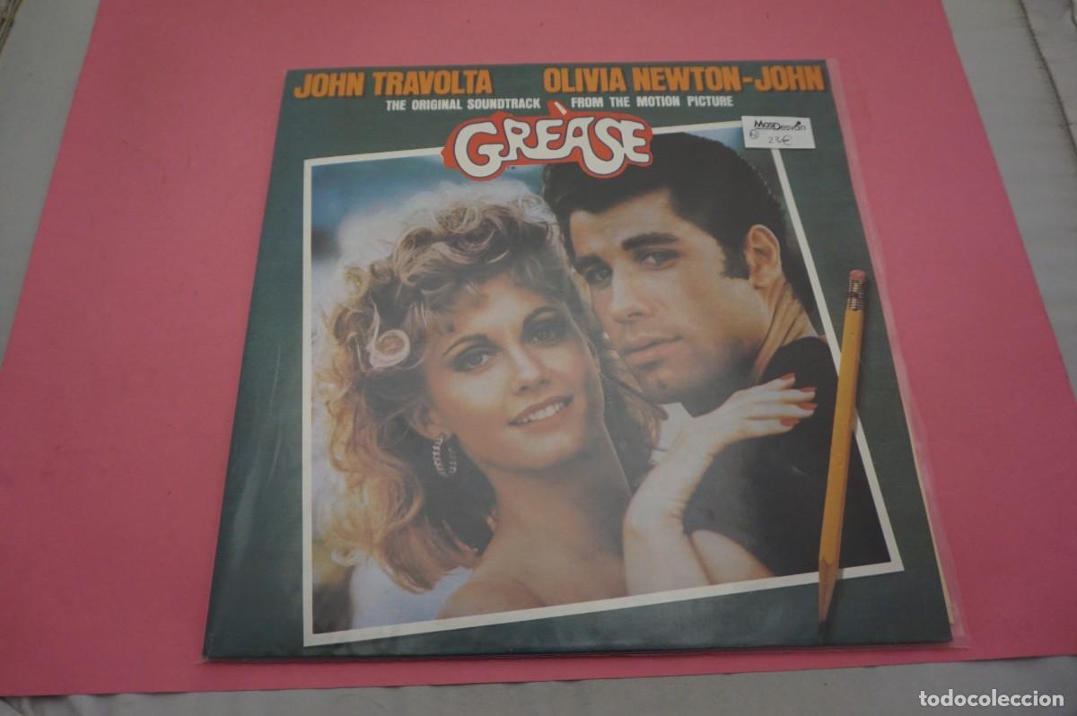 Discos de vinilo: LP - JOHN TRAVOLTA - GREASE - BANDA SONORA ORIGINAL DE LA PELICULA - VINILO EN EXCELENTE ESTADO