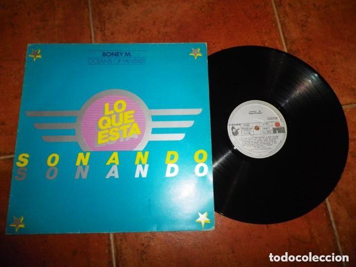 Discos de vinilo: BONEY M. Oceans of fantasy LO QUE ESTA SONANDO LP PROMO ESPA&Ntilde;A DEL A&Ntilde;O 1979 ESPA&Ntilde;A 13 TEMAS FUNDADOR