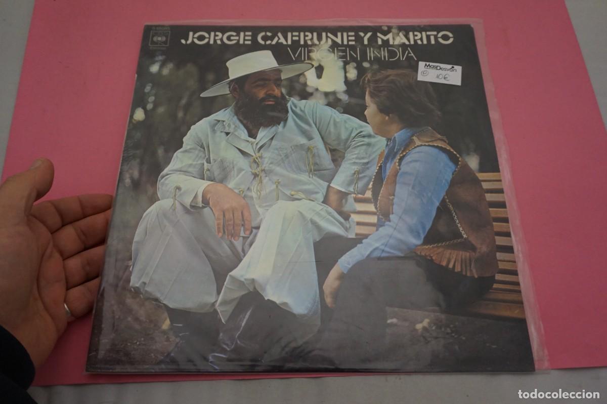 Discos de vinilo: LP - JORGE CAFRUNE Y MARITO - VIRGEN INDIA - VINILO EN EXCELENTE ESTADO