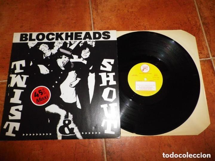Discos de vinilo: IAN DURY & THE BLOCKHEADS Twist & Shout / Take out the lead MAXI SINGLE VINILO DEL A&Ntilde;O 1983 3 TEMAS