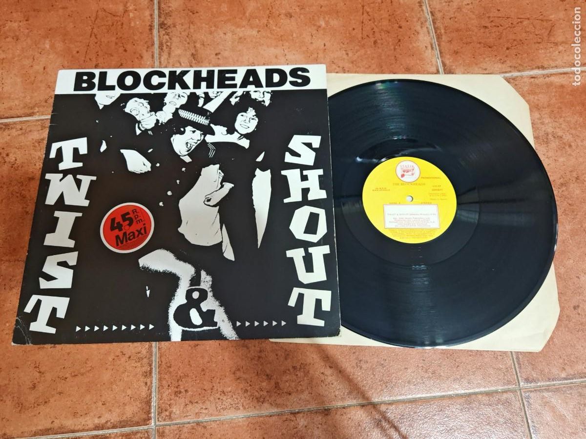 Discos de vinilo: IAN DURY & THE BLOCKHEADS Twist & Shout / Take out the lead MAXI SINGLE PROMO VINILO 1983 3 TEMAS