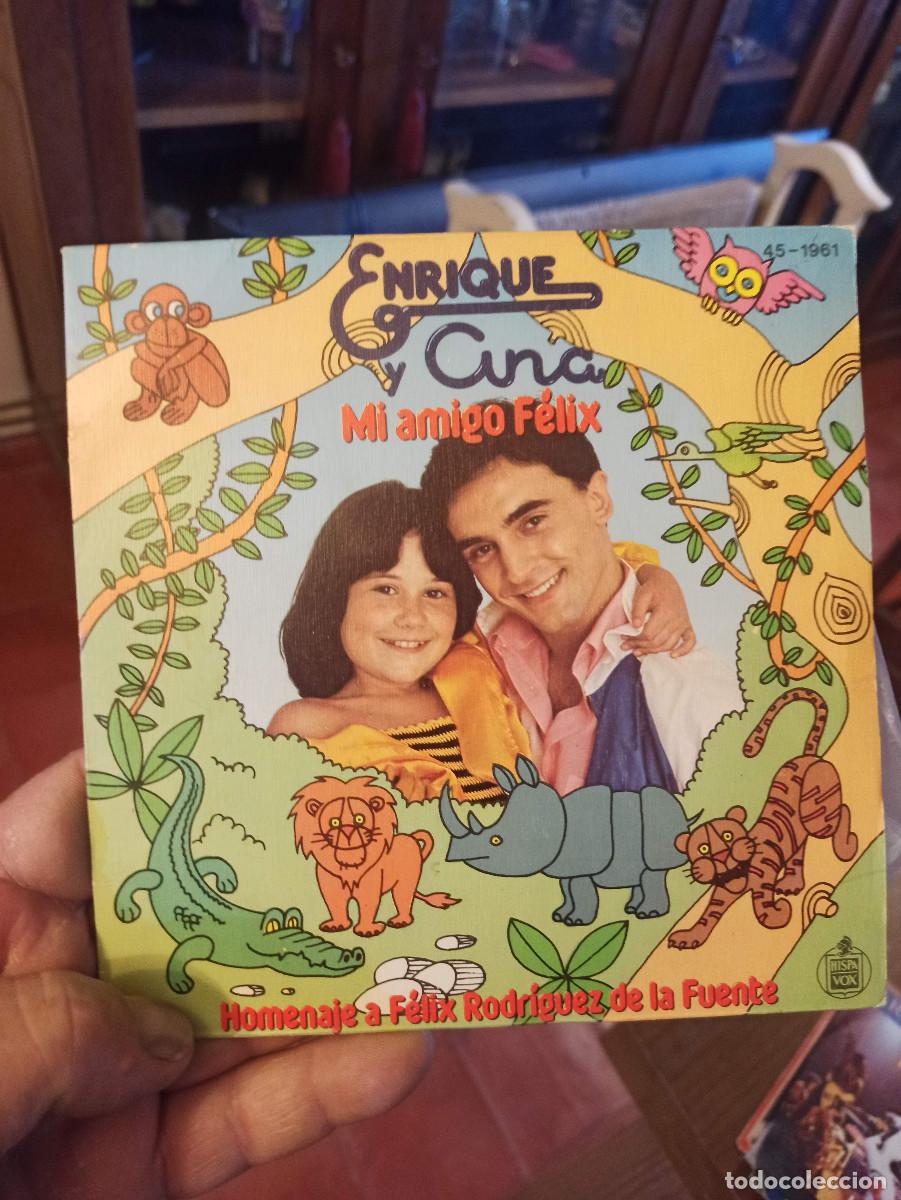 Discos de vinilo: Enrique y Ana MBE Single Mi amigo Felix