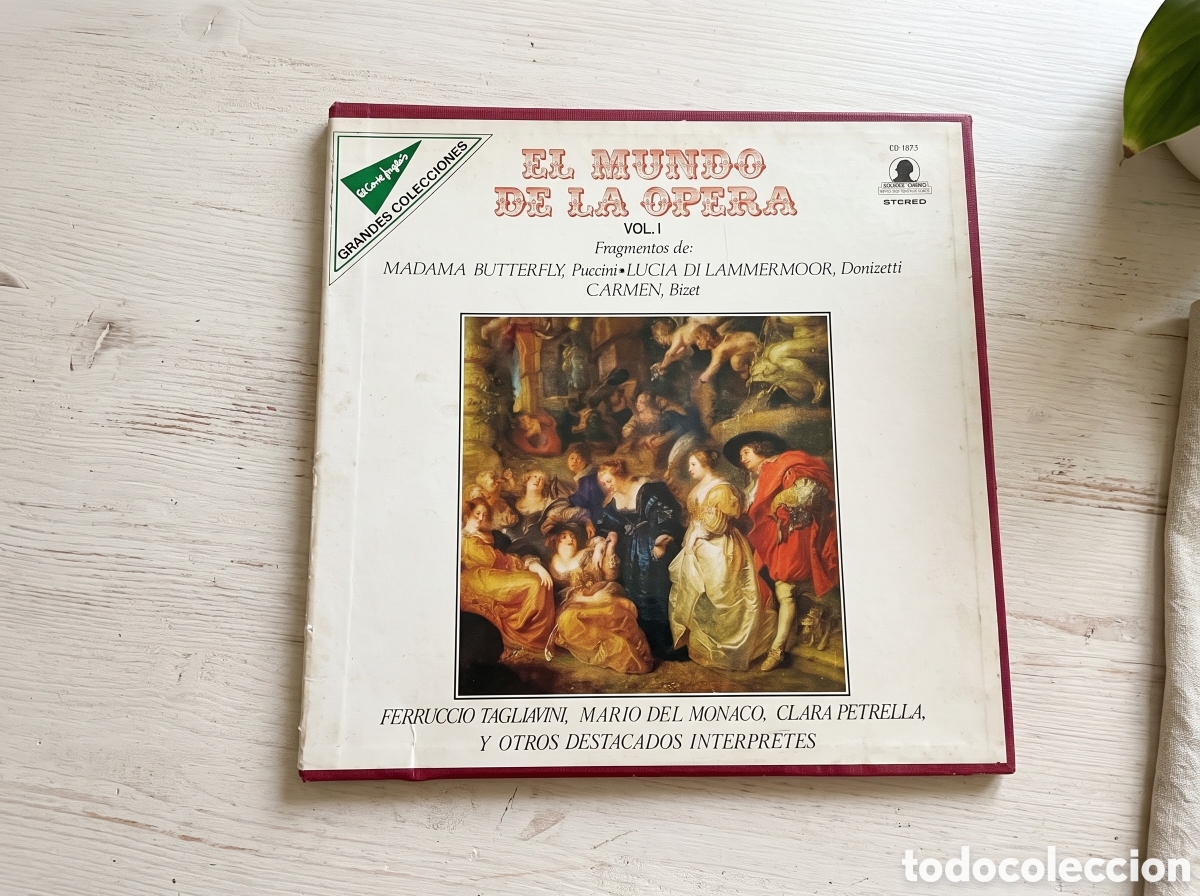 Discos de vinilo: Caja Vinilos El Mundo de la &Oacute;pera Vol 1 y 2 Cofre completo con los vol&uacute;menes 1 y 2 de &rdquo;El Mundo de l