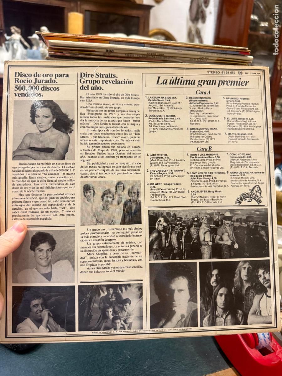 Discos de vinilo: LP LA ULTIMA GRAN PREMIER - Foto 2