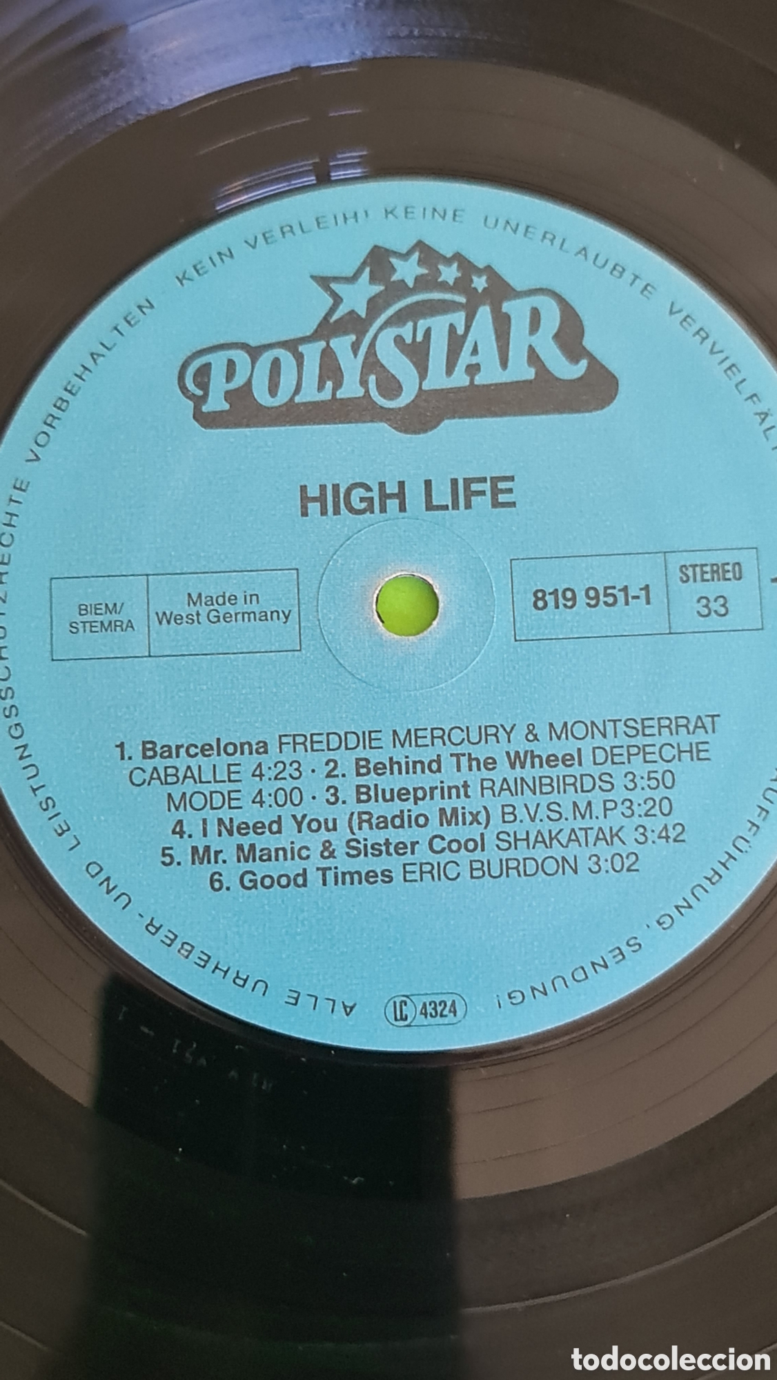 Discos de vinilo: 2 LP Vinilos High Life / PolyStar