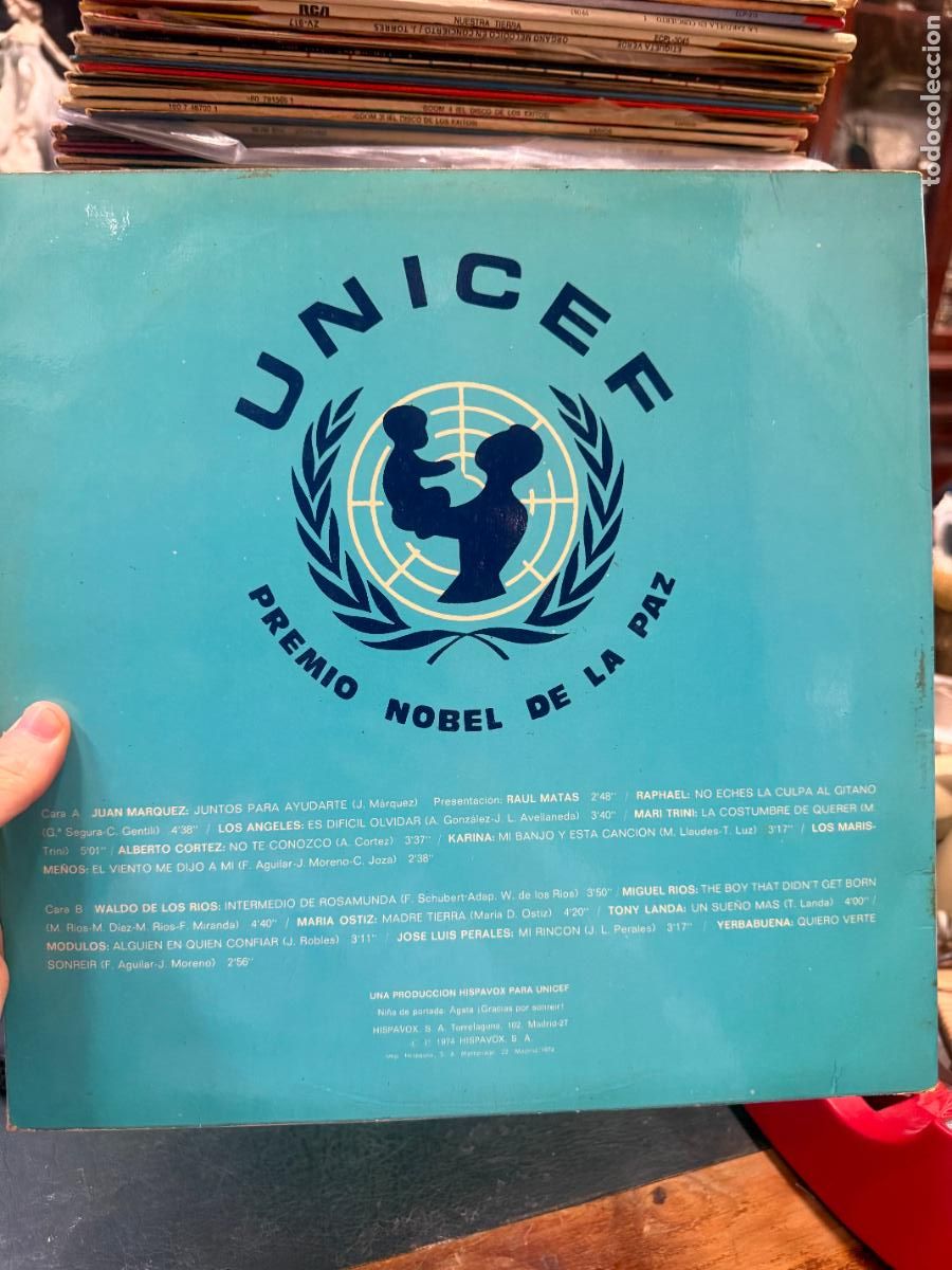Discos de vinilo: LP UNICEF ---------- - Foto 2