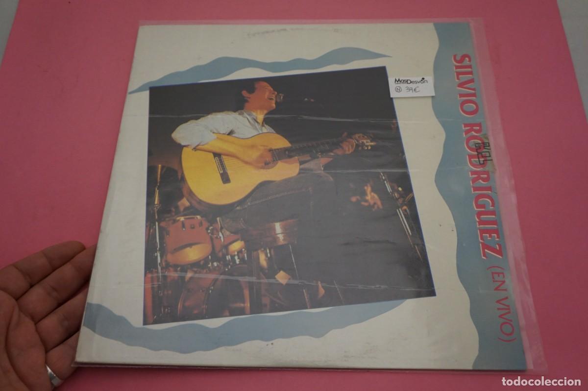 Discos de vinilo: LP - SILVIO RODRIGUEZ - SILVIO RODRIGUEZ EN VIVO - EDICION CUBANA - VINILO EN EXCELENTE ESTADO