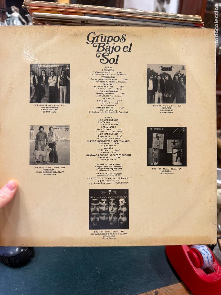 Discos de vinilo: LP GRUPOS BAJO EL SOL - Foto 2