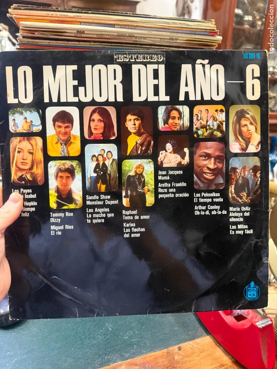 Discos de vinilo: LP LO MEJOR DEL A&Ntilde;O VOL. 6