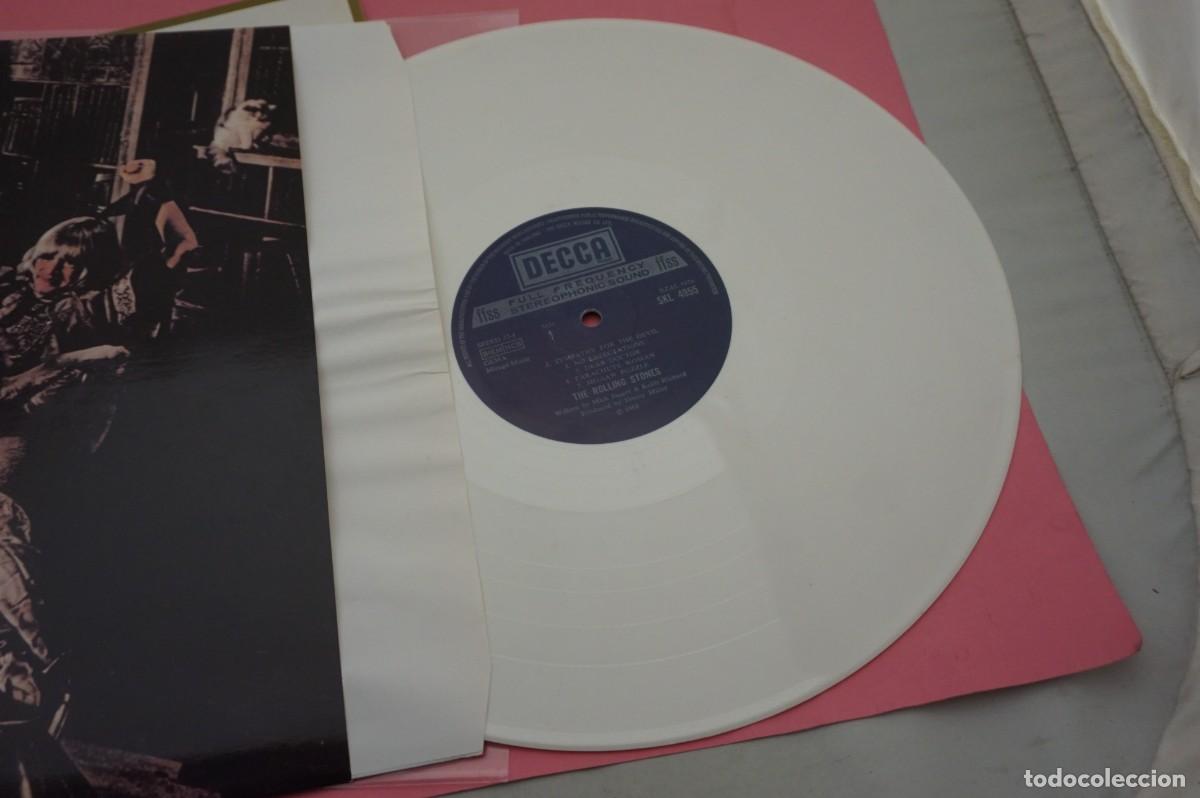 Discos de vinilo: LP - ROLLING STONES - BEGGARS BANQUET - VINILO COLOR BLANCO - VINILO EN EXCELENTE ESTADO