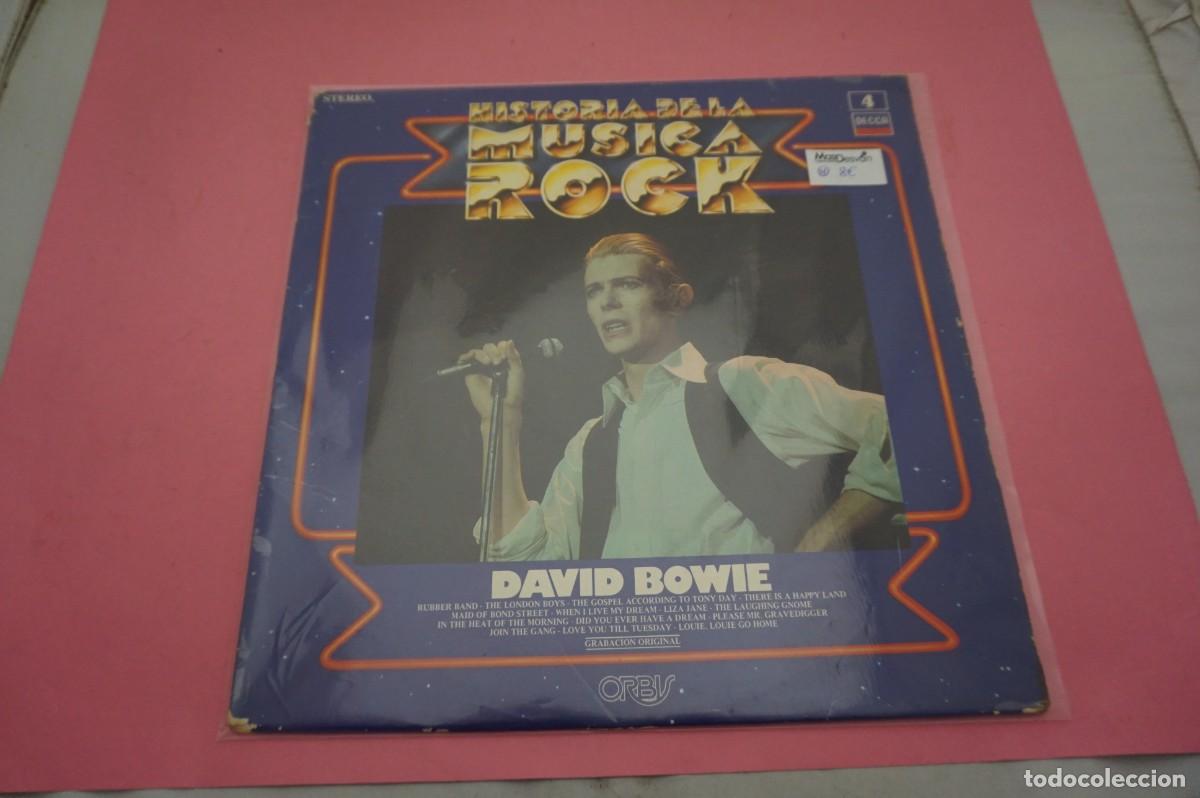 Discos de vinilo: LP - HISTORIA DE LA MUSICA ROCK - DAVID BOWIE - VINILO EN EXCELENTE ESTADO