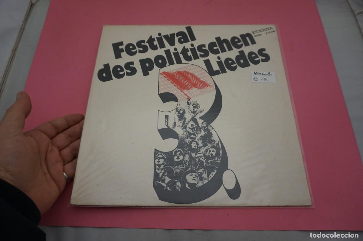 Discos de vinilo: LP - FESTIVAL DES POLITISCHEN LIEDES 3. - SILVIO RODRIGUEZ - VINILO EN EXCELENTE ESTADO