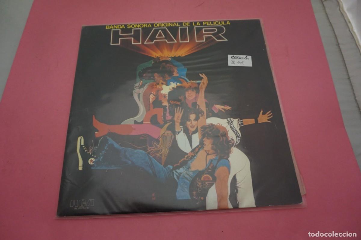 Discos de vinilo: DOBLE LP - HAIR - BANDA SONORA ORIGINAL DE LA PELICULA - VINILO EN EXCELENTE ESTADO
