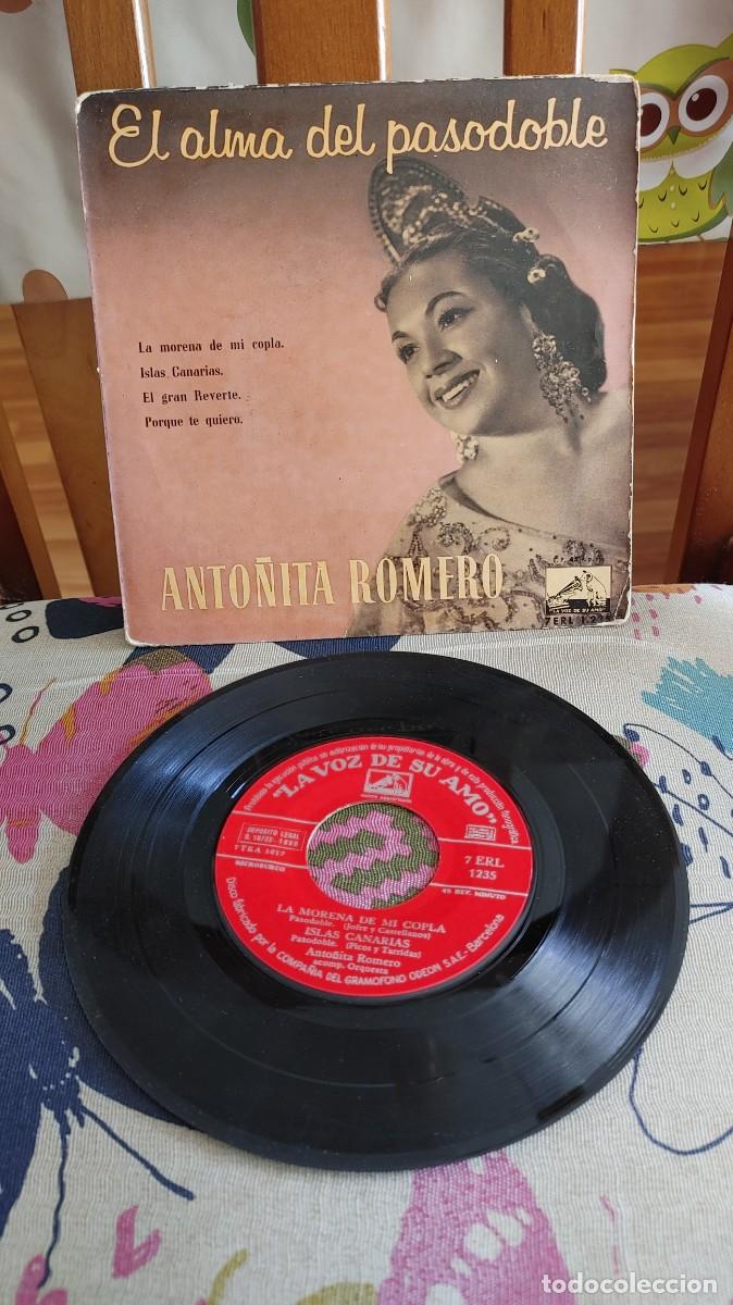 Discos de vinilo: ANTO&Ntilde;ITA ROMERO-EP EL ALMA DEL PASODOBLE