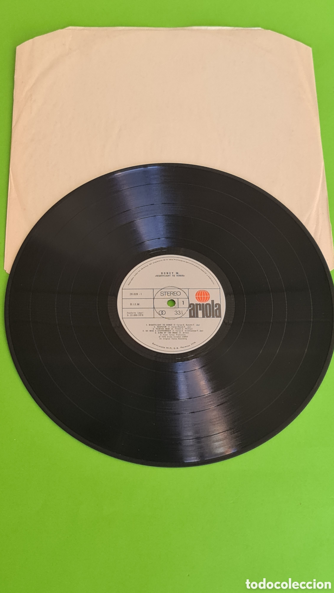 Discos de vinilo: Vinilo LP &rdquo; Nightflight to Venus&rdquo; Boney M. - Foto 3