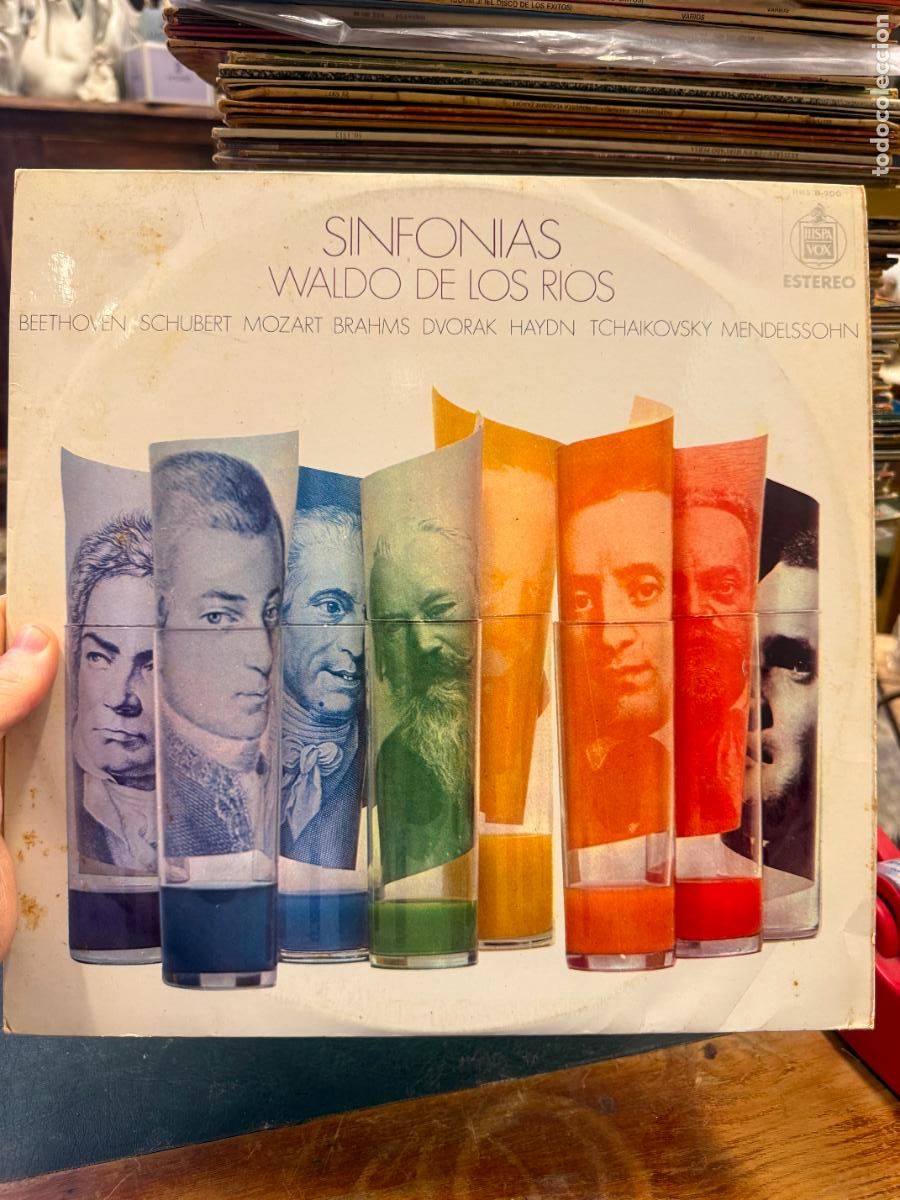 Discos de vinilo: LP SINFONIAS WALDO DE LOS RIOS - Foto 1