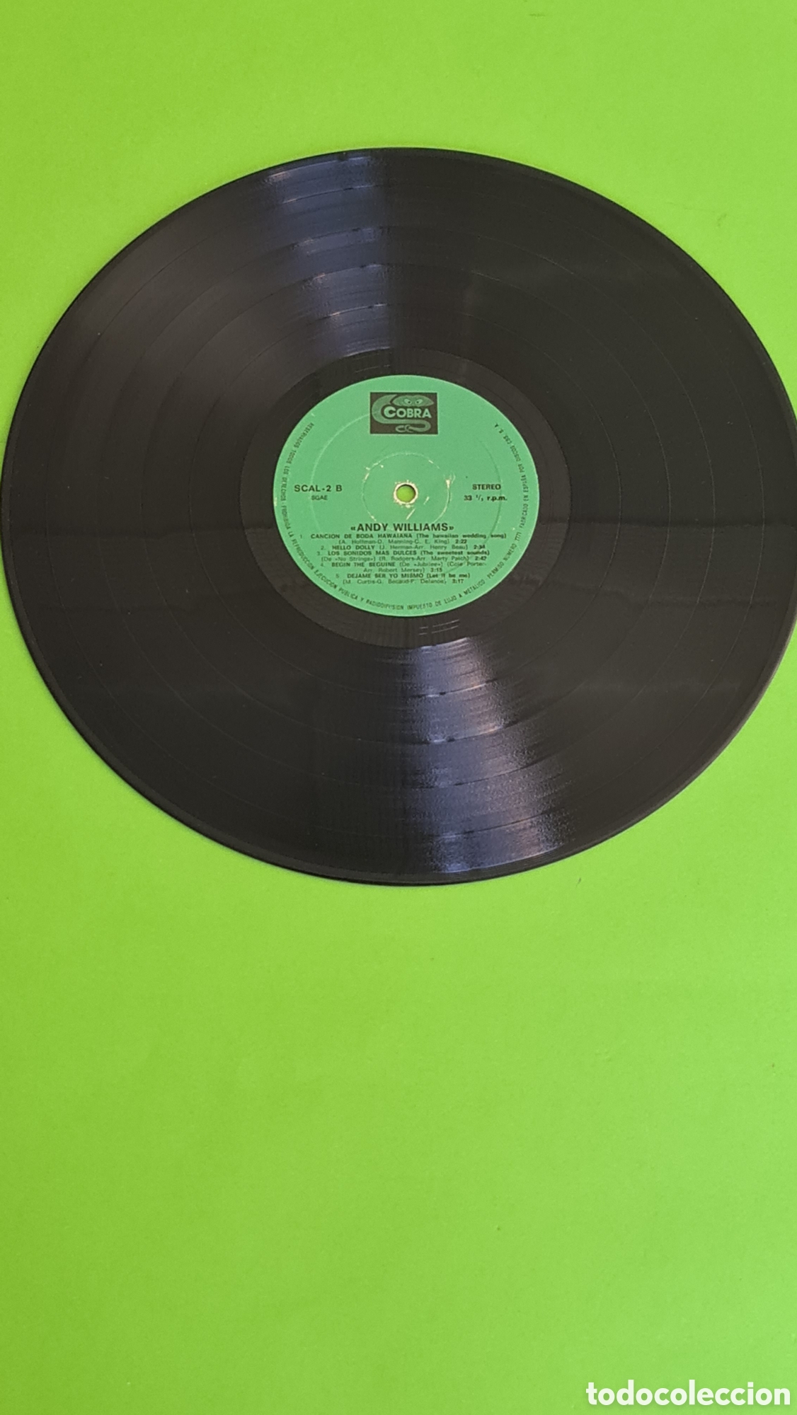 Discos de vinilo: Vinilo LP Andy Williams - Foto 3