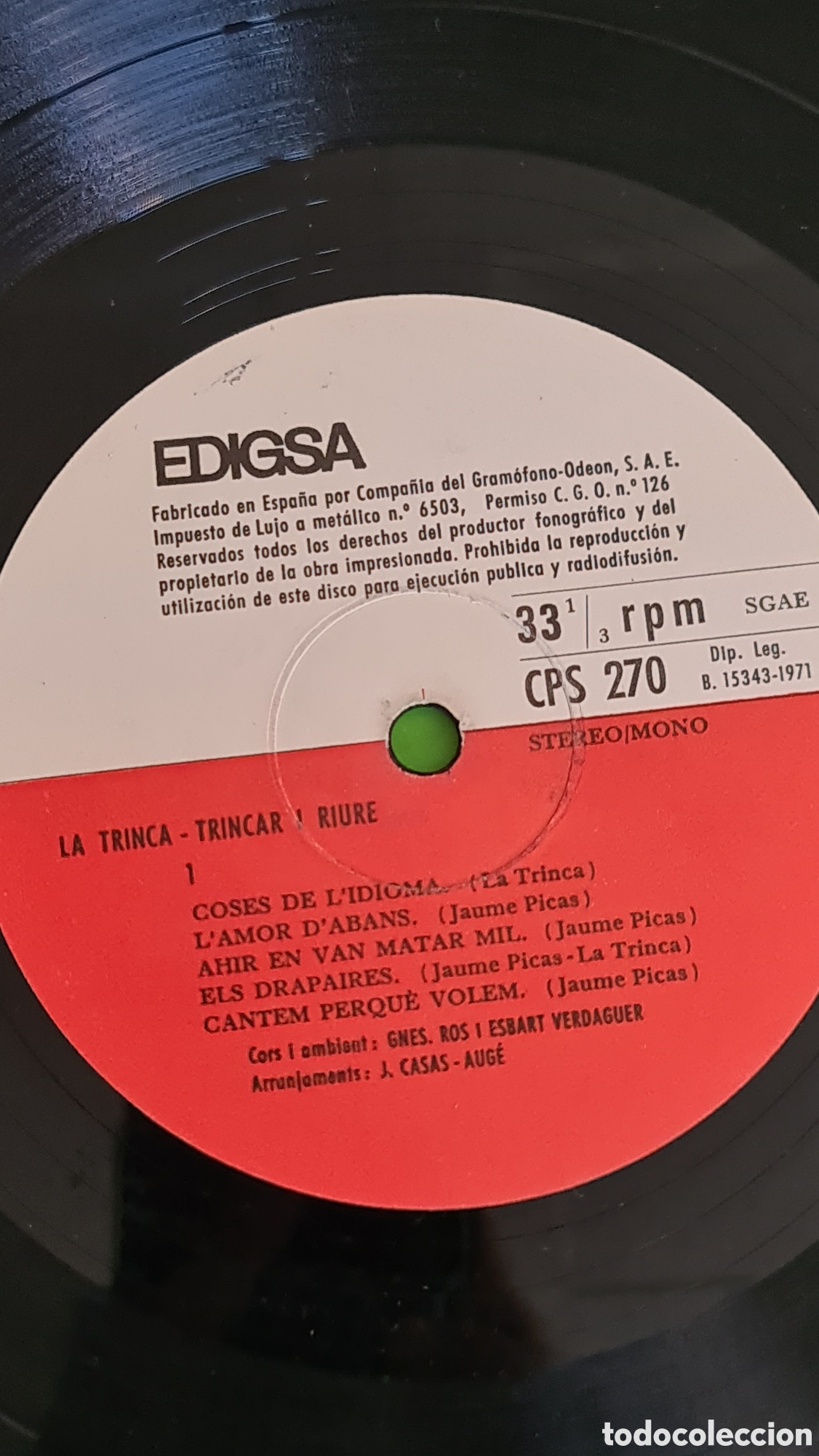 Discos de vinilo: Dos Vinilos LPs / La Trinca - Foto 5