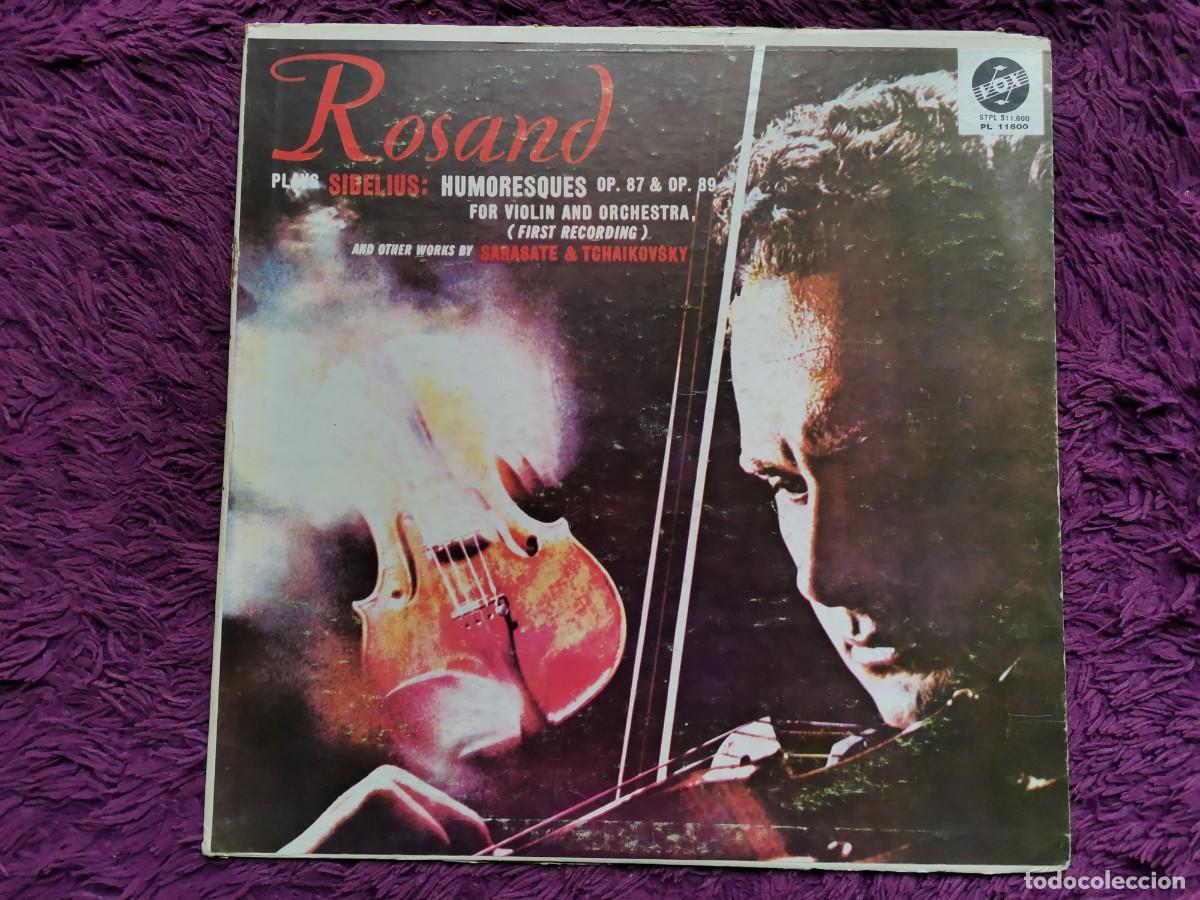 Discos de vinilo: Rosand - Sibelius, Sarasate, Tchaikovsky &ndash; Humoresques Op.87 & 89 Vinilo LP Venezuela PL-11600