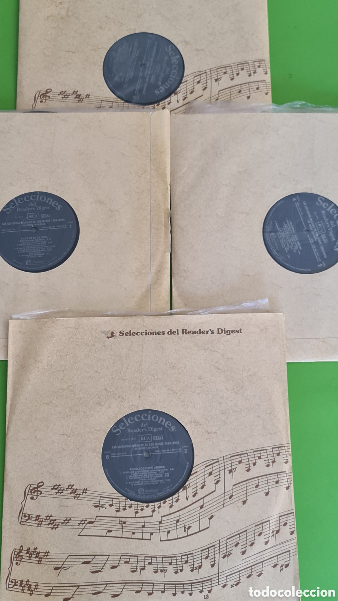 Discos de vinilo: Ocho vinilos LP's coleccion / Las guitarras m&aacute;gicas de los indios Tabajaras