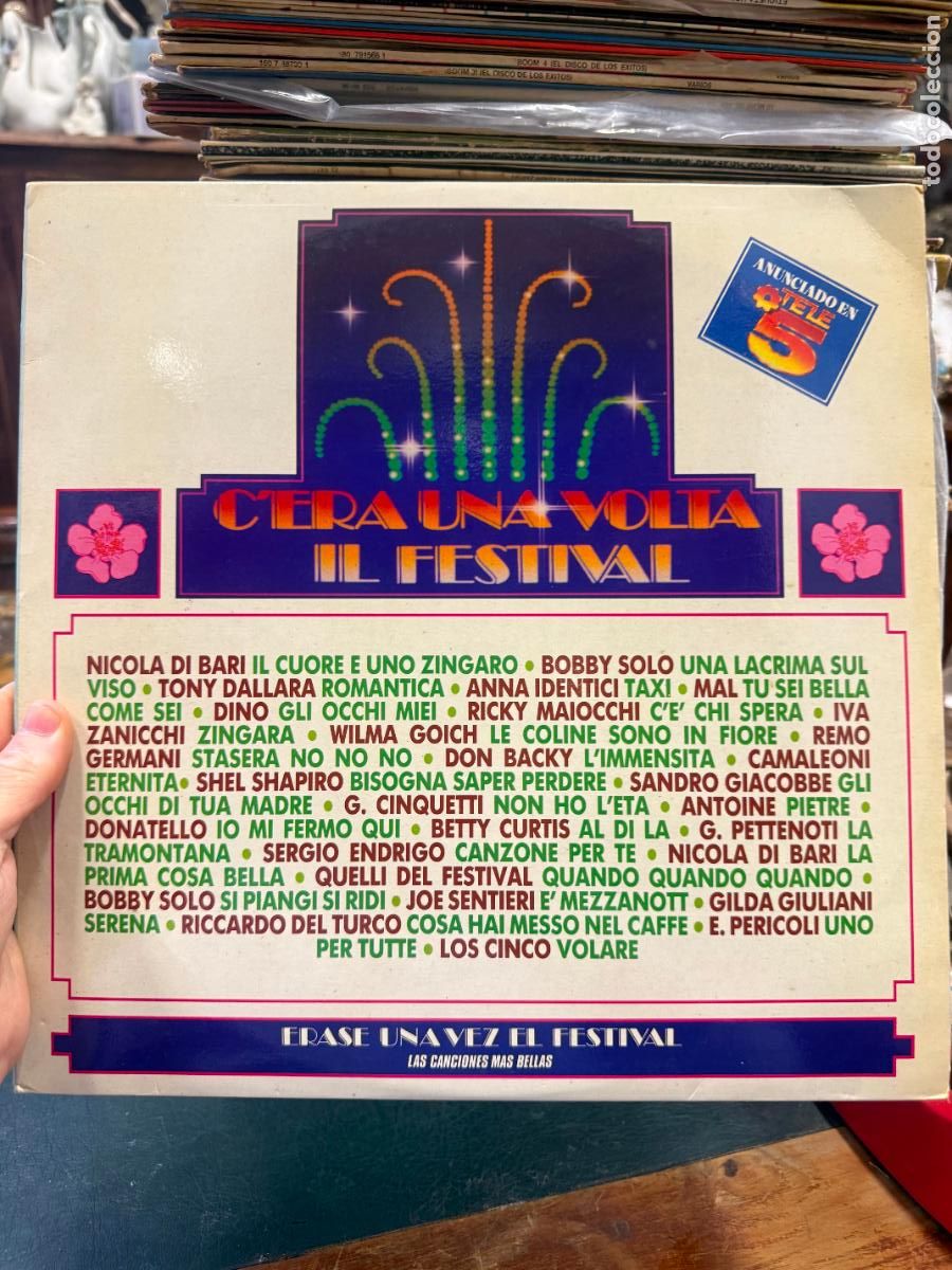 Discos de vinilo: LP C&acute;ERA UNA VOLTA IL FESTIVAL