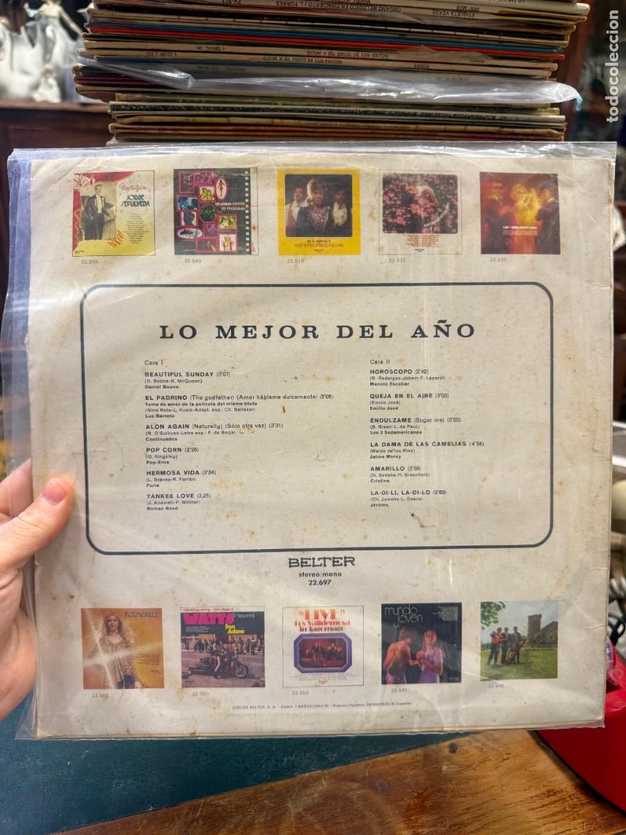Discos de vinilo: LP LO MEJOR DEL A&Ntilde;O - - Foto 2