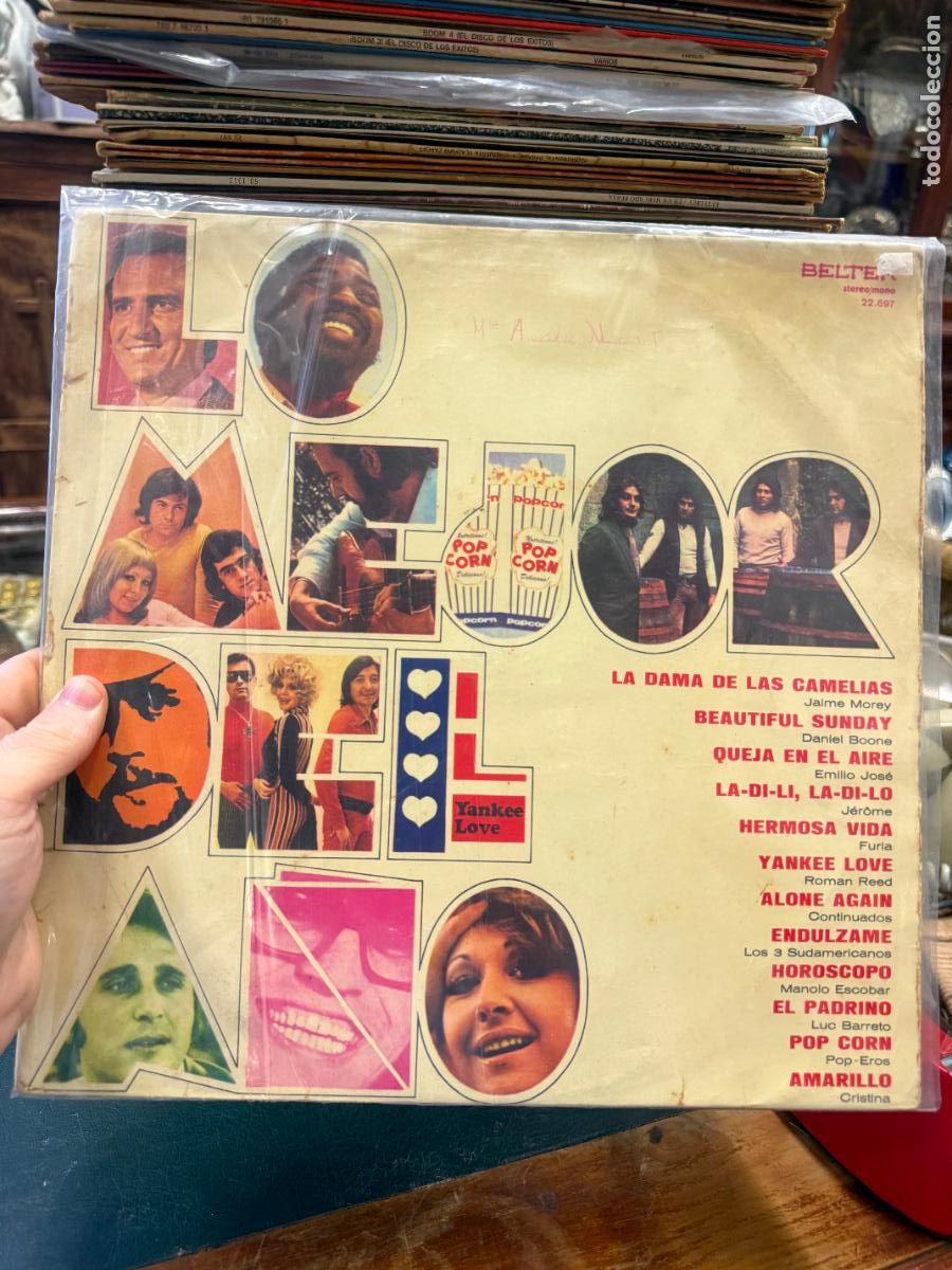 Discos de vinilo: LP LO MEJOR DEL A&Ntilde;O - - Foto 1