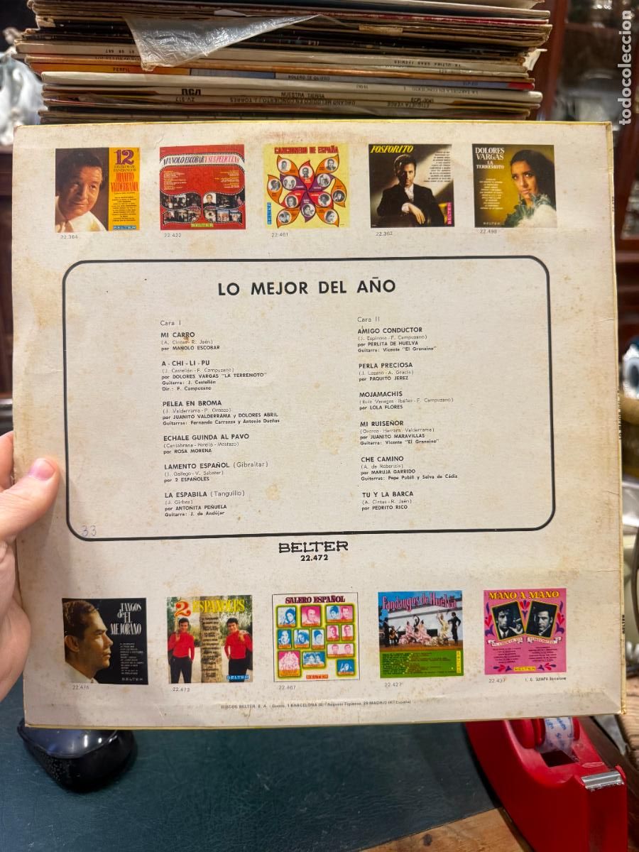 Discos de vinilo: LP LO MEJOR DEL A&Ntilde;O - - Foto 2