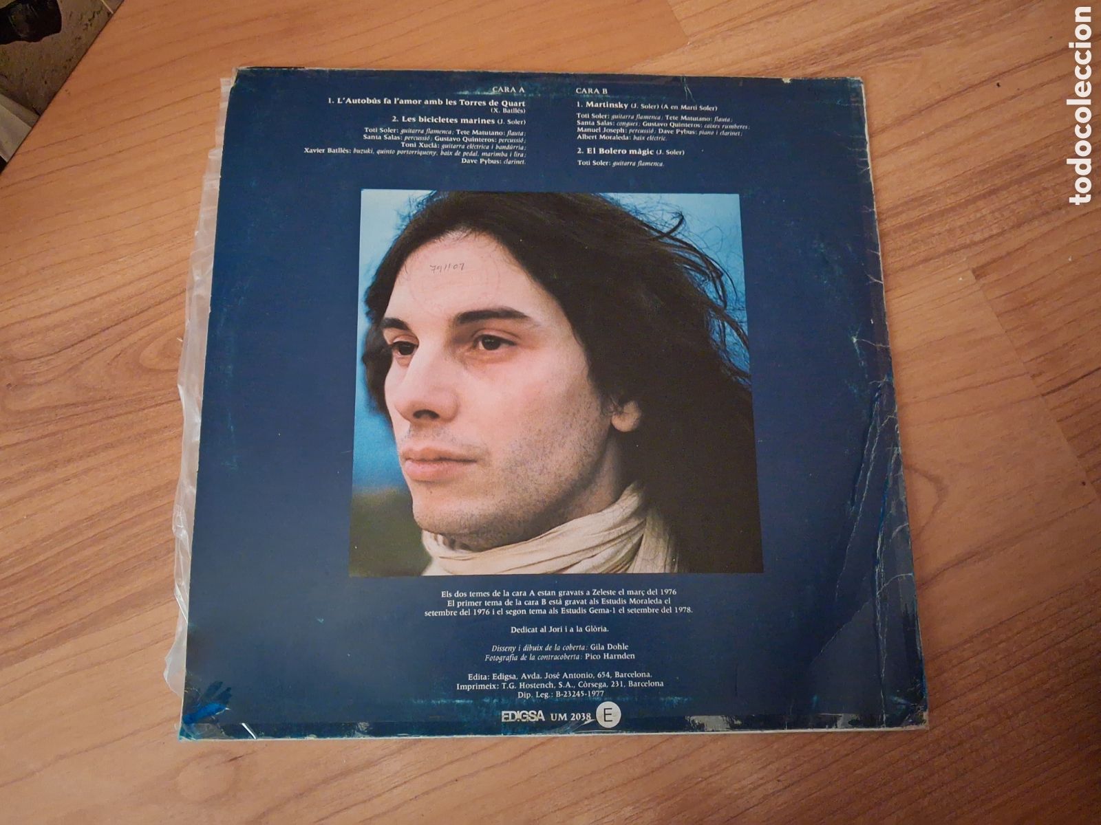 Discos de vinilo: TOTI SOLER: DESDESIG lp 1977 - Foto 2