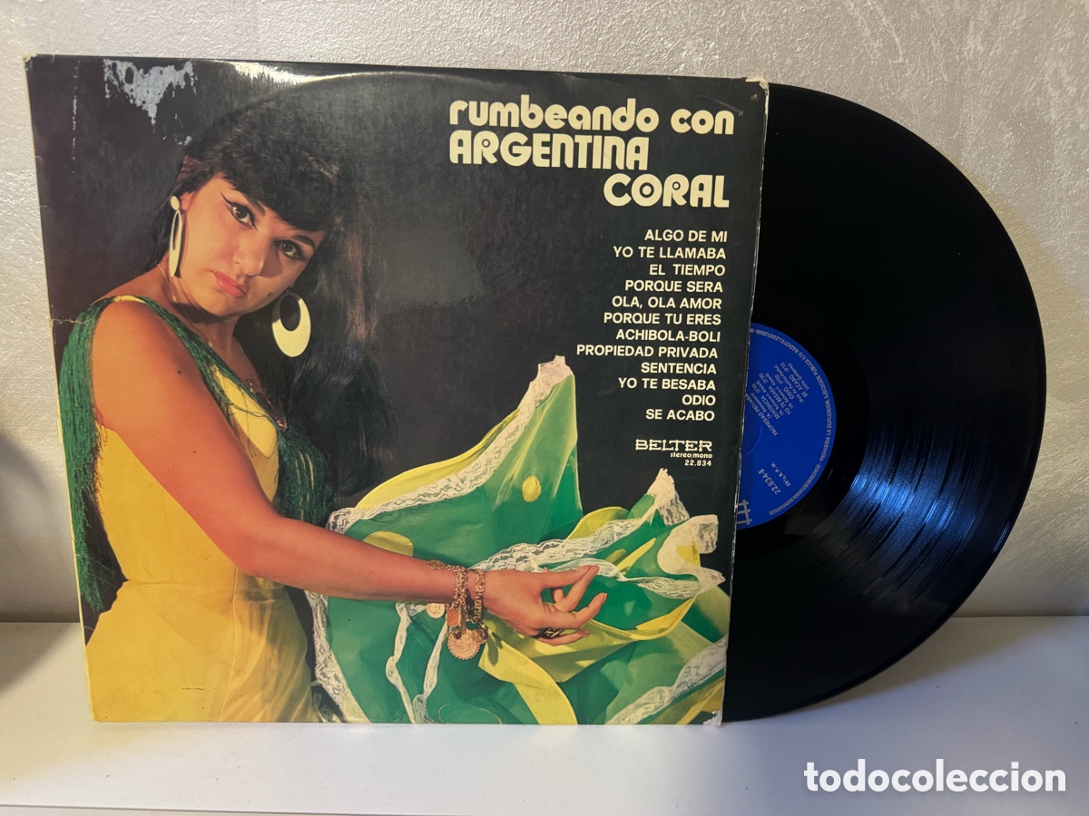 Discos de vinilo: Rumbeando con Argentina Coral