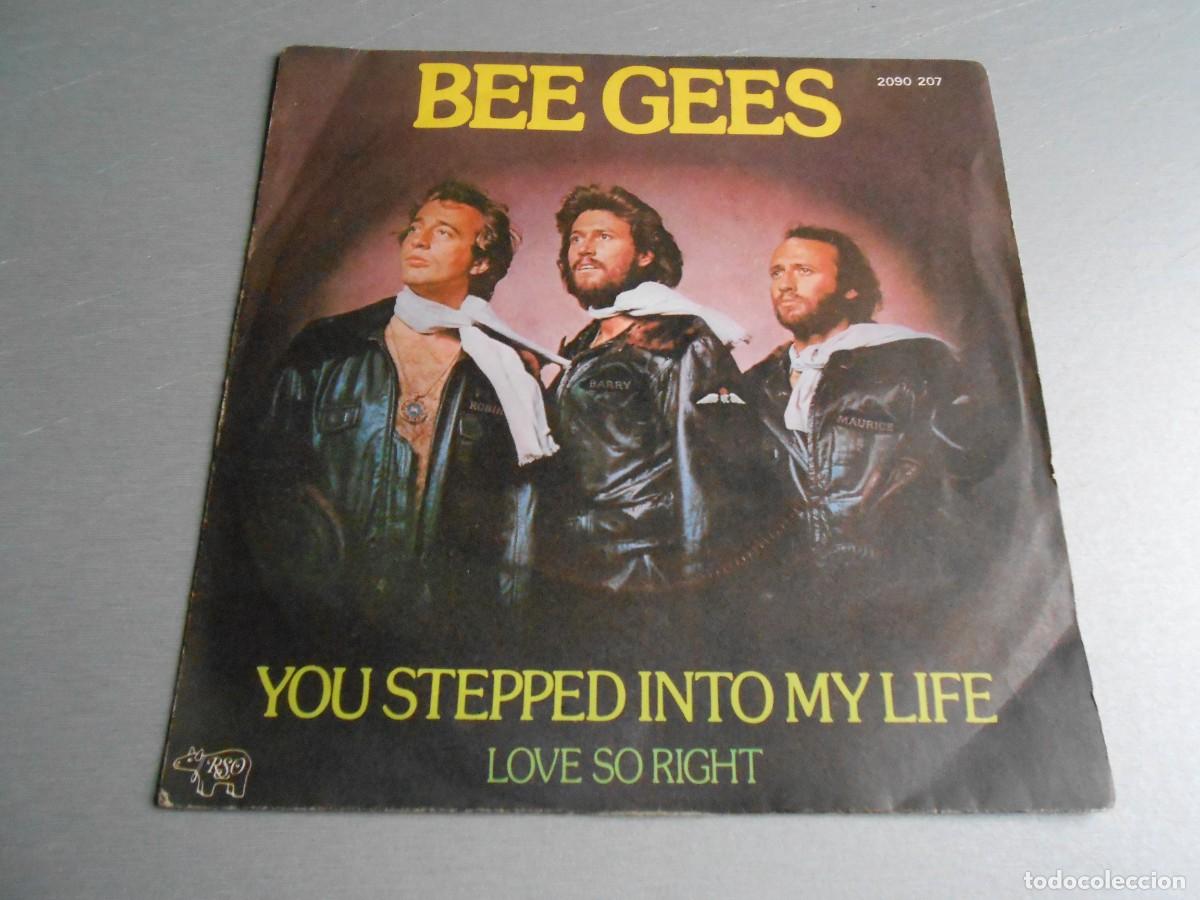 Discos de vinilo: BEE GEES, SG, YOU STEPPED INTO MY LIFE + 1, A&Ntilde;O 1976, RSO 2090 207 MADE IN FRANCE