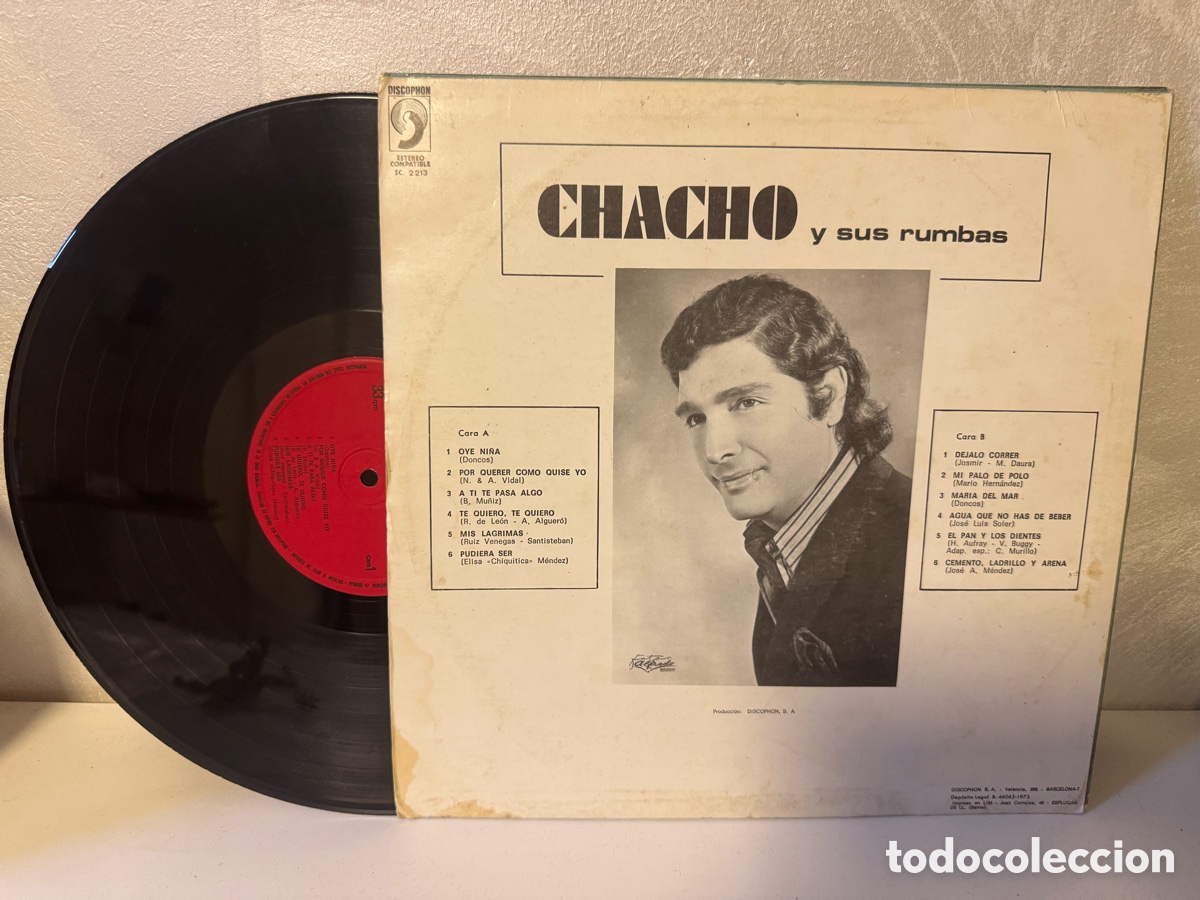 Discos de vinilo: Chacho - Chacho y sus rumbas LP Vinilo - Foto 2