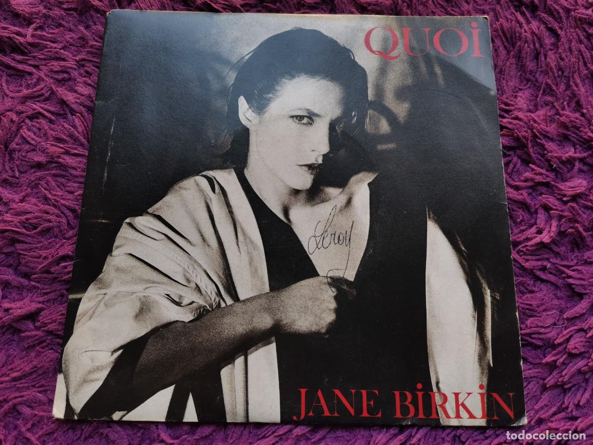 Discos de vinilo: Jane Birkin &ndash; Quoi Vinilo 7&rdquo; Single 1985 France 884 292-7