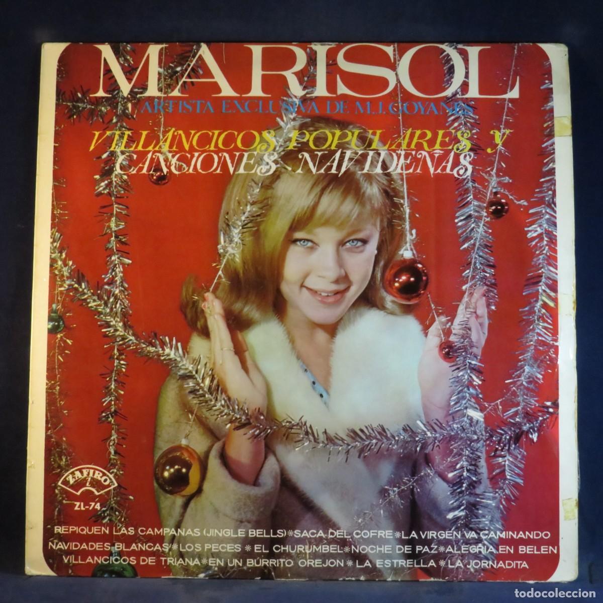 Discos de vinilo: MARISOL &ndash; VILLANCICOS POPULARES Y CANCIONES NAVIDE&Ntilde;AS - LP