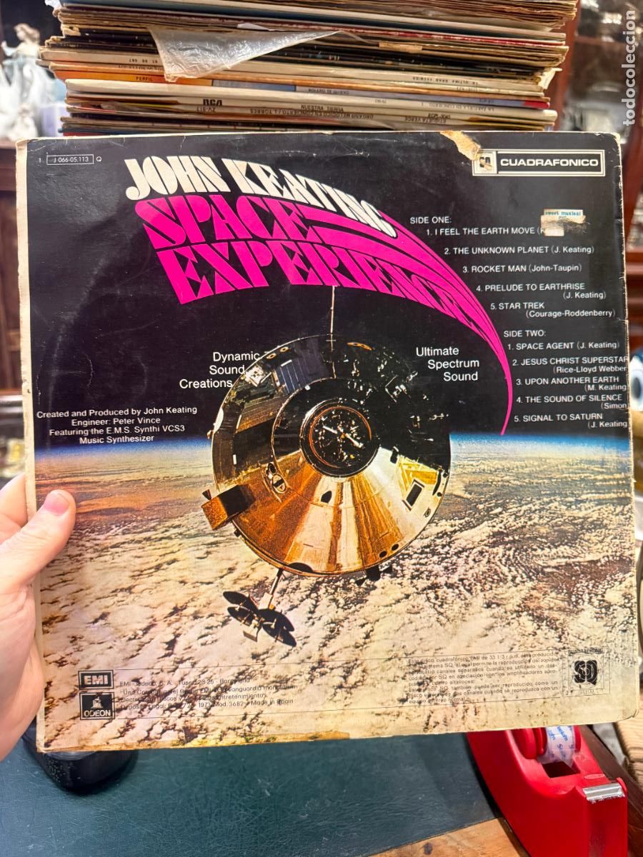 Discos de vinilo: LP JOHN KEATING - SPACE EXPERIENCE - Foto 2