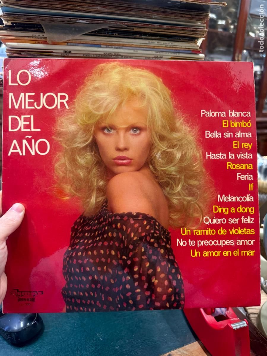 Discos de vinilo: LP LO MEJOR DEL A&Ntilde;O -- - Foto 1