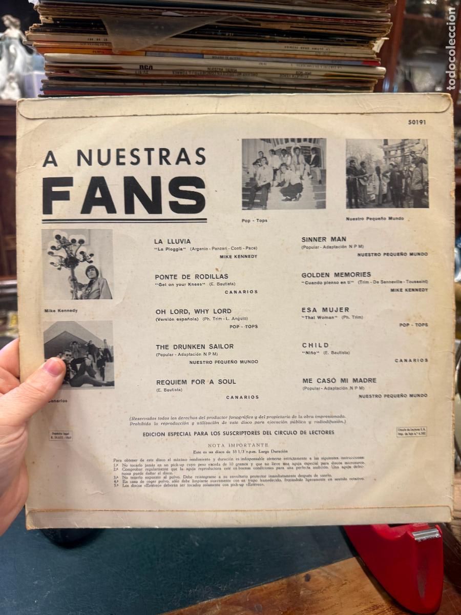 Discos de vinilo: LP A NUESTRAS FANS - - Foto 2