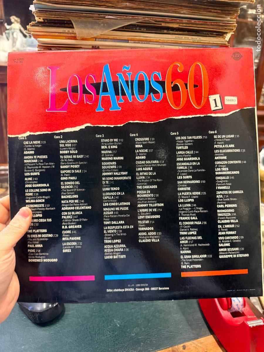 Discos de vinilo: LP LOS A&Ntilde;OS 60 ----- - Foto 2