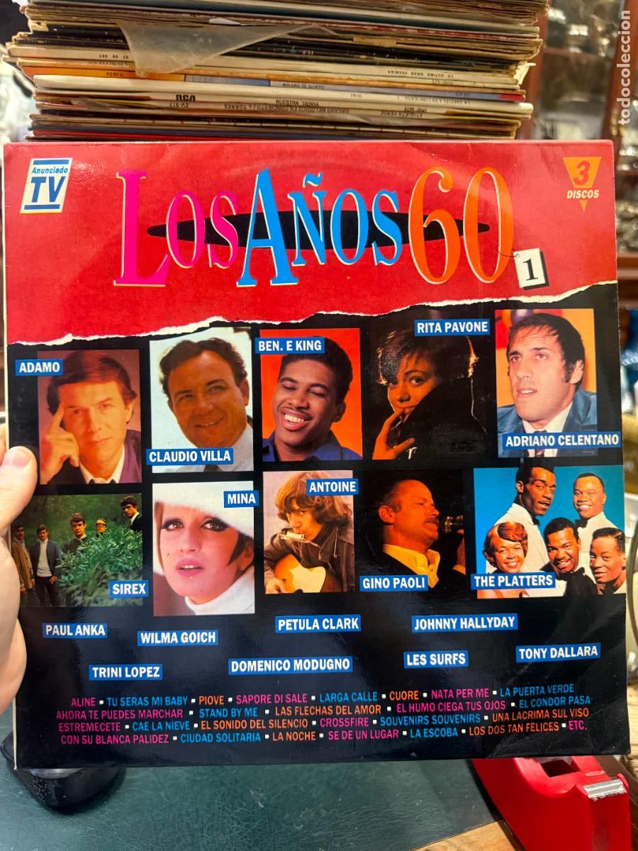 Discos de vinilo: LP LOS A&Ntilde;OS 60 ----- - Foto 1