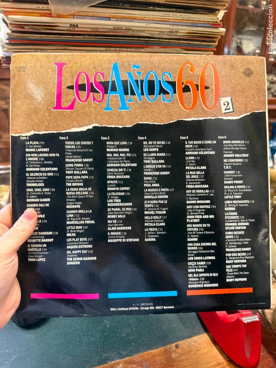 Discos de vinilo: LP LOS A&Ntilde;OS 60 - VOL. 2 - Foto 2