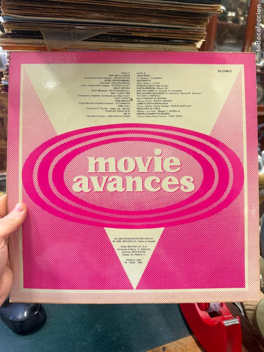 Discos de vinilo: LP MOVIE AVANCES --- - Foto 2