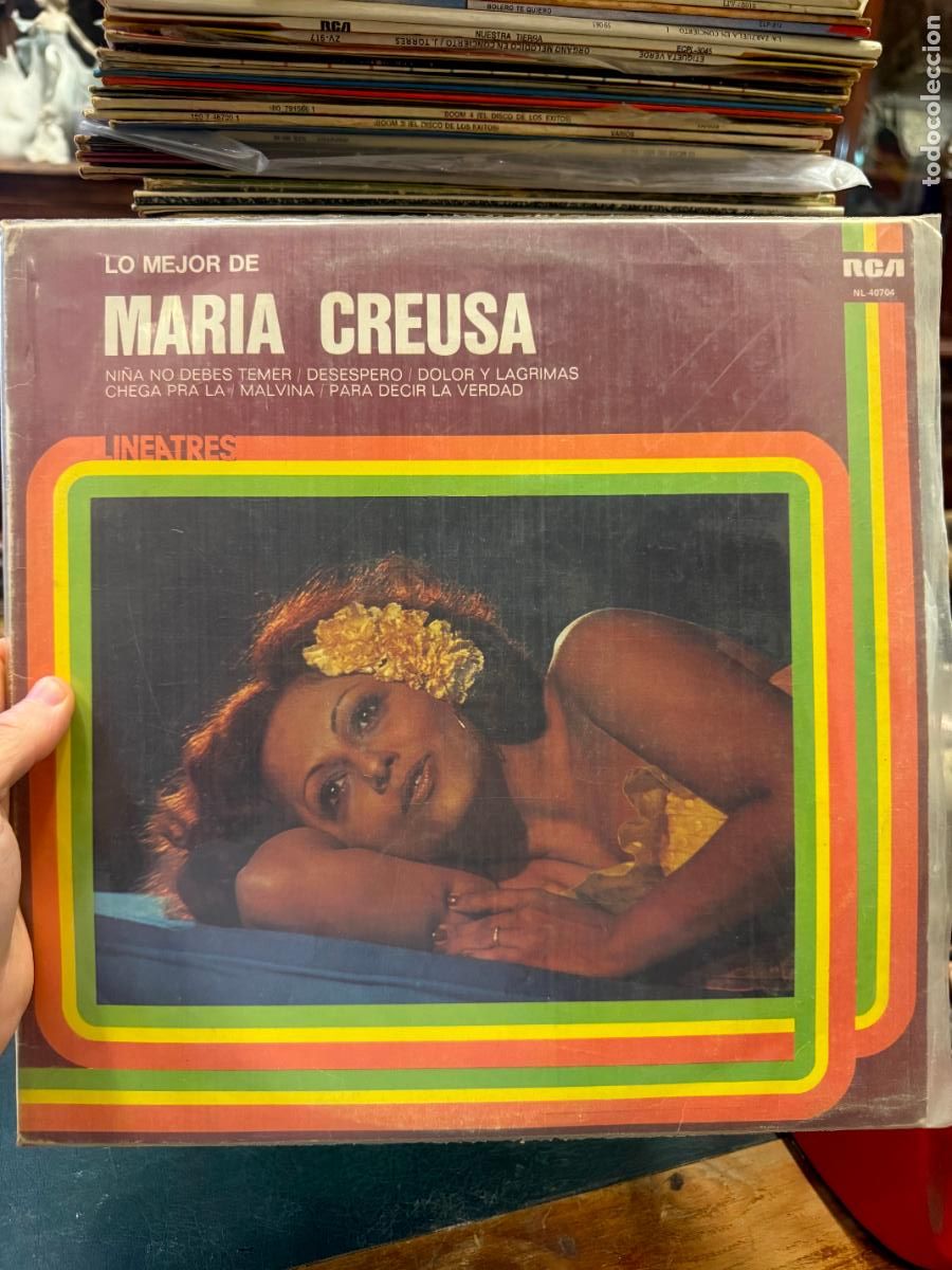 Discos de vinilo: LP LO MEJOR DE MARIA CREUSA -