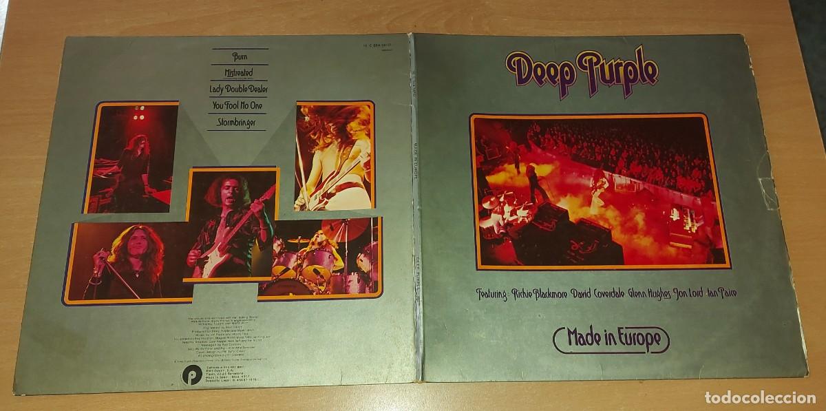 Discos de vinilo: LP DEEP PURPLE MADE IN EUROPE A&Ntilde;O 1976 ESPA&Ntilde;A