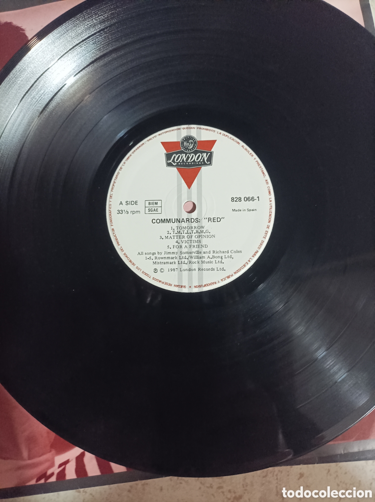 Discos de vinilo: THE COMMUNARDS RED LP - Foto 4