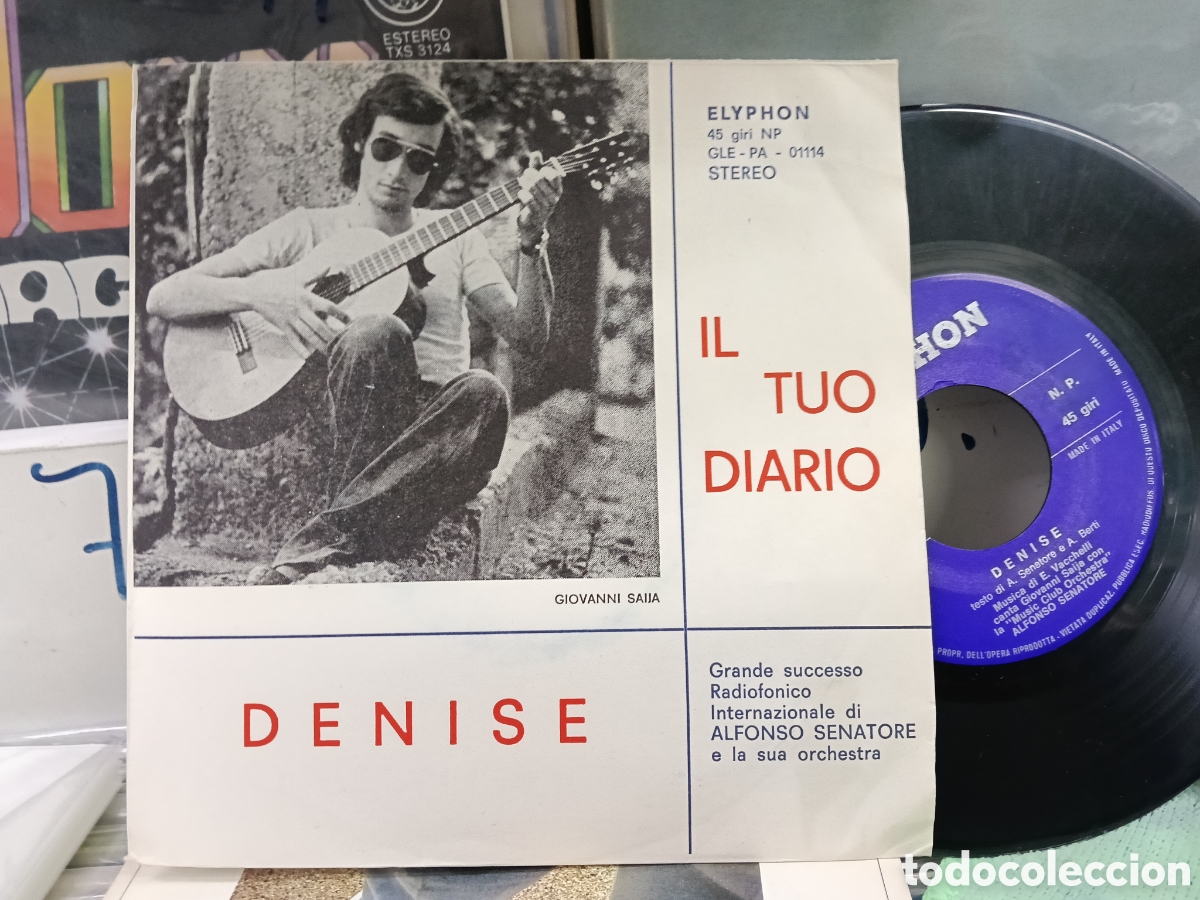 Discos de vinilo: Giovanni Saija single denise italia