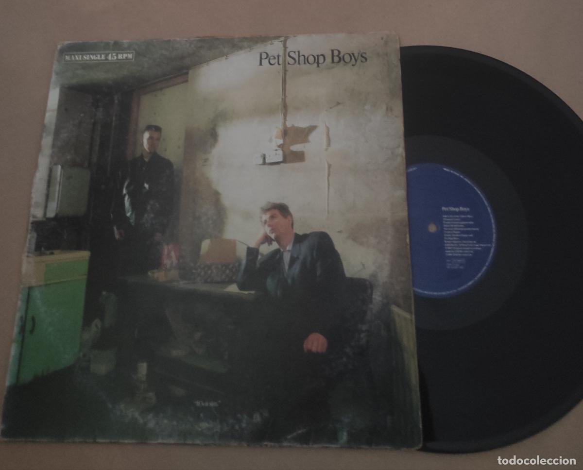 Discos de vinilo: PET SHOP BOYS - It's a sin ****MAXI ESPA&Ntilde;OL 1987-
